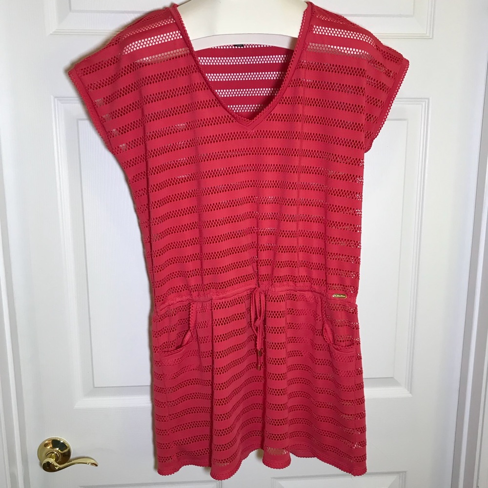 Calvin Klein Tie Waist Swimsuit Coverup